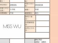 小聊吳季剛MISS WU商標申請案