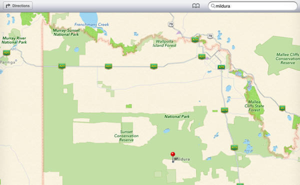 iOS 6地圖險釀成致命意外, 澳洲警察發出警告不要使用