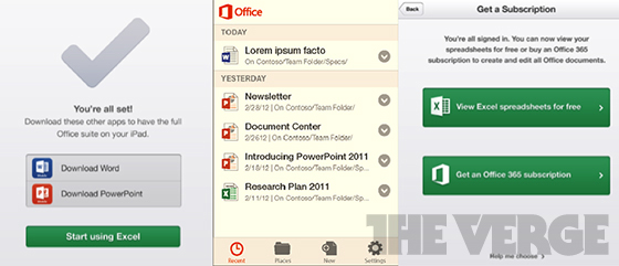 Microsoft Office for iOS / Android 最快將於 2013 年 2 月推出！