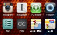 一按即安裝 iOS 6全 iPhone 5 回復Google Maps地圖