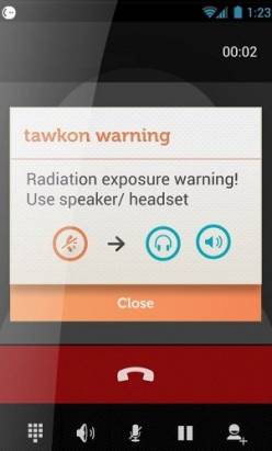 [Android] 手機族家庭必備！ tawkon 手機輻射警報器
