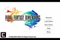 iOS裝置上少見的昂貴遊戲Final Fantasy Dimensions，值得玩嗎？