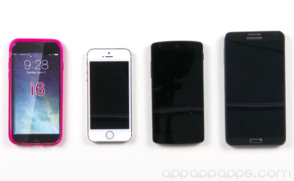iPhone 6 外殼流出: 微彎螢幕新設計, 與各大旗艦清晰比較 [影片]