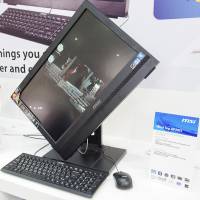 Computex 2012：MSI 展示可旋轉 抗炫光鍍膜並可單獨當螢幕用的一體機 Wind Top AP2021