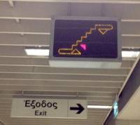 生活科技：希臘雅典捷運最棒的標示