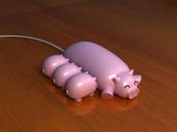 不錯的親子豬USB Hub與隨身碟概念