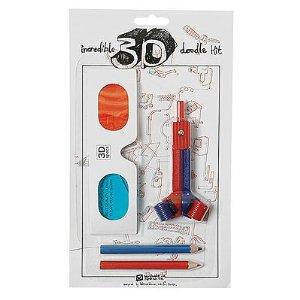 「3D Doodle Kit」手繪玩具組，用紙跟筆打造3D視覺效果