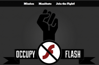 佔領正夯！有電腦的一起來佔領 Flash（Occupy Flash）吧！