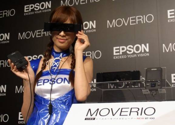 Epson BT100 - 首款頭戴式 3D 顯示器