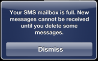 iOS 5 將 SMS 簡訊儲存容量限制在 15MB，約 75 000 則