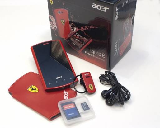 奔紅的尊爵、沉著的高調 - Acer Liquid E Ferrari Editon智慧型手機