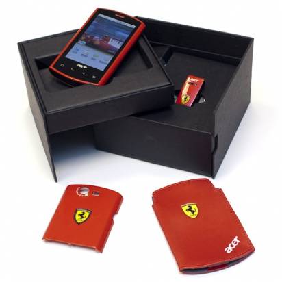 奔紅的尊爵、沉著的高調 - Acer Liquid E Ferrari Editon智慧型手機