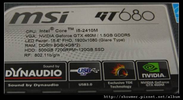 MSI GT680 提供高性價比的 Gaming Notebook