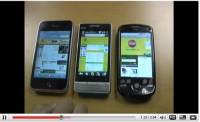 影片： Magic vs iPhone 3g vs HTC Touch Diamond2 3G 速度大車拼