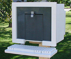 整套電腦的造型信箱