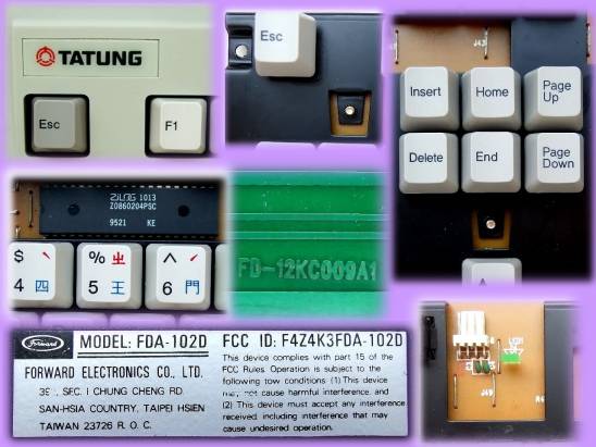 ■3■大同老鍵盤FDA-102D (ALPS簡易軸)■