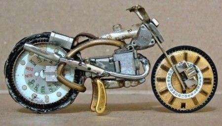 手錶變摩托車模型！！
