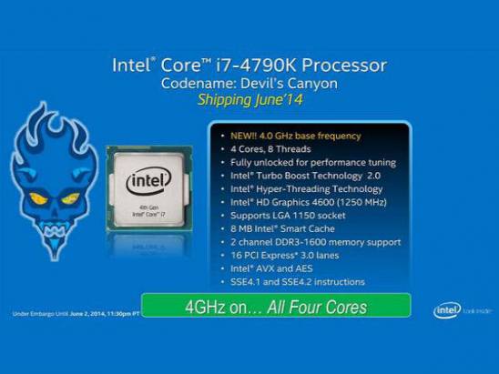 Computex 2014：Intel 下半年兩顆重量級處理器 Core i7 4GHz 和全新 Core M