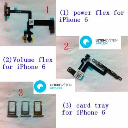iPhone 6 最新流出: SIM 卡槽展示機身 3 種顏色