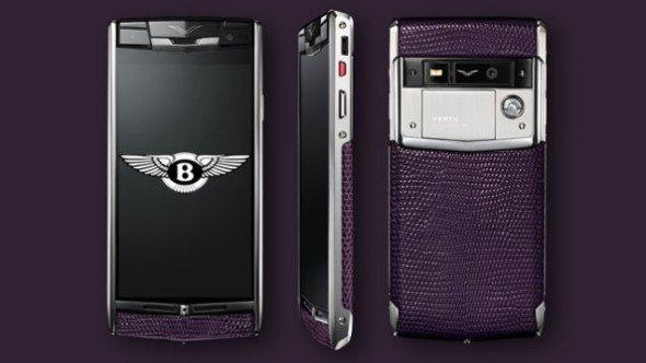 夥拍Bentley車廠Vertu將推出特別版智能手機