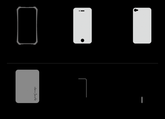 iPhone4/4S-X-Trim- PPS保護框-碳黑色