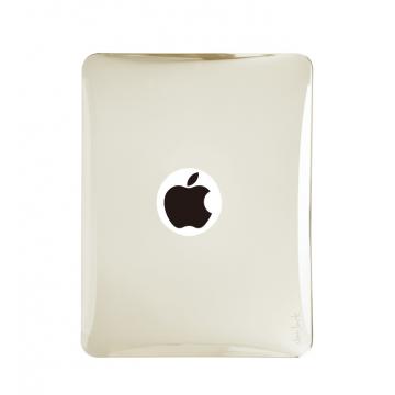 iPad1-半透明金屬光澤背蓋-銀黃色
