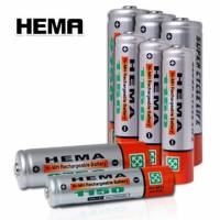 HEMA PLUS 版充電池三號+四號各4入