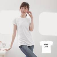 美國第一品牌GILDAN 女用腰身剪裁T-Shirt 白色30N