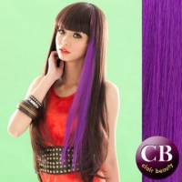 【AMF006】與日本同步流行挑染髮片-紫色