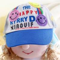 魔法Baby ~超可愛造型兒童潮帽 棒球帽 深藍 ~兒童帽~時尚設計童裝~k22650