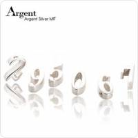ARGENT 數字系列–數字0~9 純銀項鍊 任選