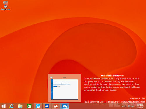 Windows 8.1 Update 1 測試版「流」出...