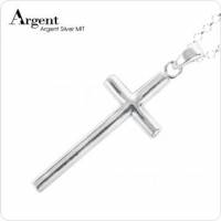 【ARGENT銀飾】十字架系列「藏鑽十字 可選鑽色 」純銀項鍊