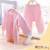 魔法Baby~【KUKI】台灣製造包紗布前開衫套裝~套裝~女童裝~時尚設計童裝~k00507_p