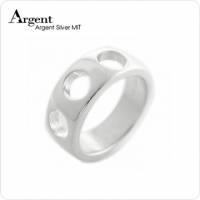 ARGENT 造型系列 圓緣 純銀戒指