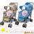 魔法Baby~台灣製造雙人推車 卡其.藍兩款 ~嬰幼兒用品~tb328