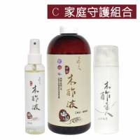 家庭守護組合C（木酢液1000ml+木酢液150ml+木酢乳膏150g大容量）【 GHO003】