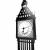 《DALI》創意無痕壁貼◆倫敦大笨鐘 含台製時鐘機心