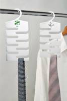獨特禮物：一套兩個創意領帶掛: 讓您輕鬆找到適合不同場合需要的領帶喔~