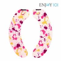 《ENJOY101》水洗式。抗菌止滑馬桶坐墊 - 兩用型 彩色潑墨