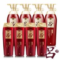 【呂 Ryoe】紅瓶燙染受損洗髮精8件組 400mlx4瓶+200mlx4瓶