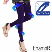 《EnamoR》機能款˙240d涼感抗UV提臀九分褲襪 魅惑紫