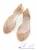 《I-shi》貝殼星沙~鏤空晶鑽平底果凍涼鞋 金