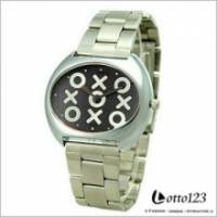 ✜Lotto123‧OX遊戲設計-金屬腕錶-黑