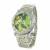 ✜Lotto123‧迷彩金屬錶帶手錶-綠色
