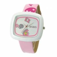 ✜Lotto123‧童趣樂活造型腕錶-粉紅