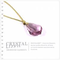 新光飾品‧紫色妖姬水晶項鏈XL88023