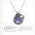 新光飾品‧紫色魅影圓珠水晶項鏈XL88131
