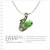 新光飾品‧綠色心情天鵝水晶項鏈XL88084