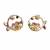 《A+ accessories》 魚之樂-奢華彩鑽魚型耳環